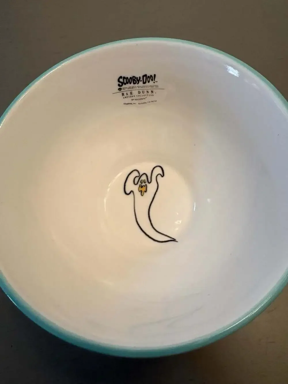 Rae Dunn  Scooby-Doo 'MYSTERY GANG' Ceramic Bowl